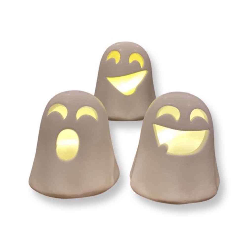 SOLD 🛑 NEW! Spooky Night Set of 3 led Ghost - Picture 5 of 5